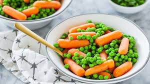 Young Carrots and Peas