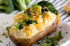 Baked Potatoes with Cheese